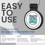 Personalized Silicone Dog Tags with QR Code