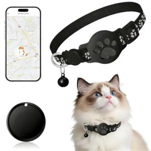 GPS Cat Tracker Collar with Smart Tag and Water-Resistant Design