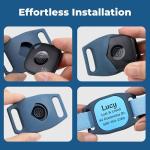 Personalized Dog Collar GPS Tracker Tile Holder