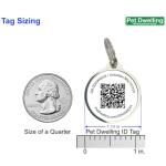 QR Pet Tag with Easy Location Alerts for Pets
