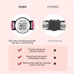 Personalized Reflective Cat Collar with QR Tag
