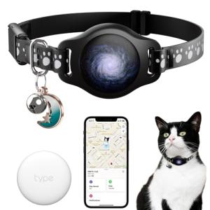Waterproof Cat Tracker Collar with Apple Airtag