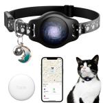 Waterproof Cat Tracker Collar with Apple Airtag