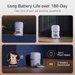 Yuposl Automatic Cat Feeder with 180-Day Battery