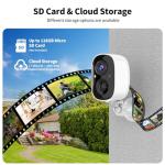 WiFi Indoor-Outdoor Security Cameras with AI Detection