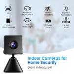 4K Hidden Spy Camera with Live View & Motion Alerts