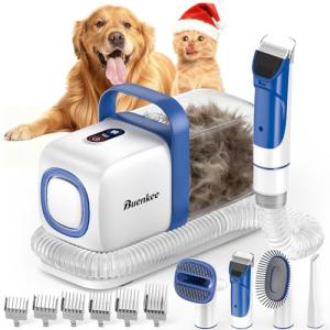 Buenkee Dog Grooming Kit with Vacuum and Clipper