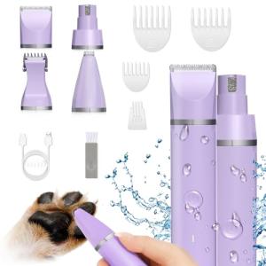 Veeconn 4-in-1 Dog Grooming Clippers Kit