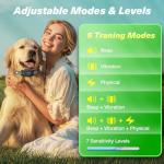 Rechargeable Smart Bark Collar with Safety Lock