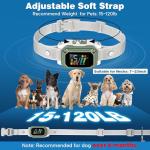 Rechargeable Smart Dog Bark Collar with Adjustable Sensitivity