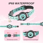 Waterproof GPS Cat Tracker Collar with Bells