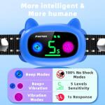 Rechargeable Smart Dog Bark Collar with Vibration