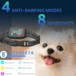 Smart AI Anti-Bark Collar with LED Display