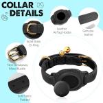 GPS Cat Tracker with Leather Collar – iOS Compatible