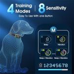 Dinjoo Rechargeable Smart Bark Collar for All Dogs