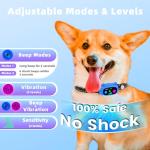Rechargeable Smart Dog Bark Collar with Vibration