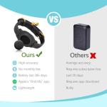 GPS Cat Tracker with Leather Collar – iOS Compatible
