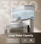 Wireless Cat Water Fountain with Stainless Steel Bowl