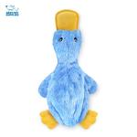 Interactive Squeaky Crinkle Duck Dog Chew Toy
