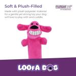 Multipet Original Loofa Dog Squeaky Plush Toy