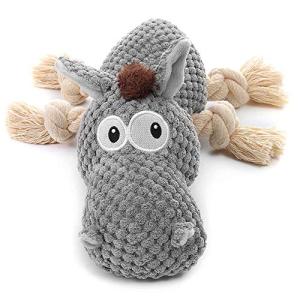 Squeaky Plush Donkey Toy for Large Dogs