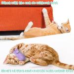 Colorful Bunny Catnip Toys for Indoor Cats