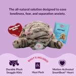 Snuggle Kitty Heartbeat Plush Toy for Cats