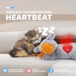 Heartbeat Plush Dog Toy for Soothing Comfort