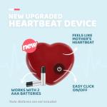 Heartbeat Plush Dog Toy for Soothing Comfort