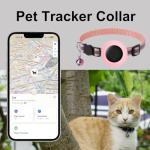 Pink Cat Tracker Collar with Finder Tag for iOS