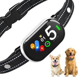 Rechargeable Smart Dog Bark Collar with 5 Sensitivities