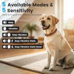 Smart Dog Bark Collar - 5 Modes, Waterproof