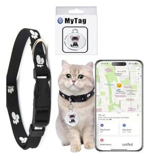 GPS Cat Tracker Collar - Waterproof, No Monthly Fee