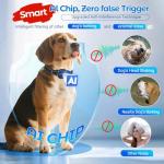 Rechargeable Smart Dog Bark Collar with 5 Sensitivities