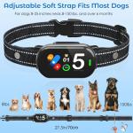 Rechargeable Smart Dog Bark Collar with 5 Sensitivities