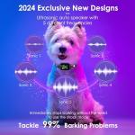 Rechargeable No Shock Dog Bark Collar for Small Dogs