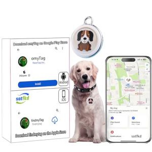 GPS Dog Tracker Collar - No Monthly Fee, Waterproof