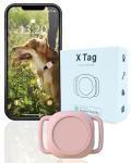Smart Dog Collar Tracker - Real-time Location, Pink