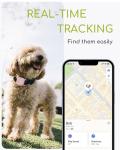 Smart Dog Collar Tracker - Real-time Location, Pink