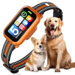 Smart Anti-Bark Collar with AirTag Holder and Modes
