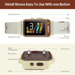 Rechargeable Smart Dog Bark Collar with Adjustable Sensitivity