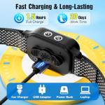 Smart Rechargeable Dog Bark Collars - 2 Pack