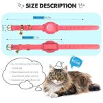 GPS Cat Tracker with Leather Collar, No Monthly Fee