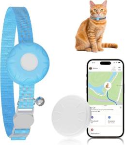 GPS Cat Tracker with Apple Find My Compatibility