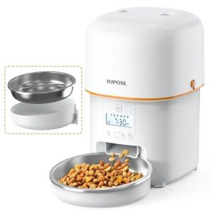 Yuposl Automatic Cat Feeder with 180-Day Battery