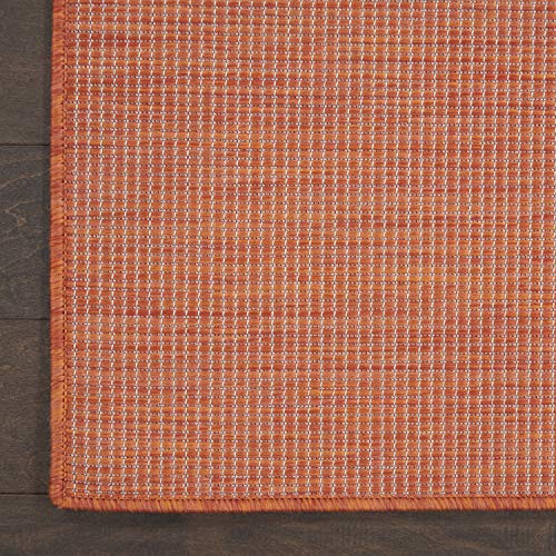 Nourison Positano Terracotta 8'x10' Indoor-Outdoor Rug