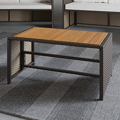 Edenbrook Bayview Rattan Outdoor Coffee Table