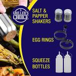 Heavy-Duty Stainless Steel Griddle Spatula Set