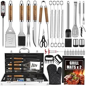 38-Piece Stainless Steel Grill Accessories Set