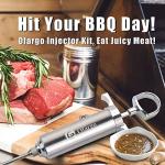 Ofargo Stainless Steel Meat Injector Kit with Needles